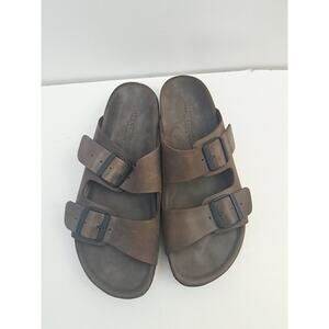 Allen Edmonds Sandals Men's Brown Size 9 Leather Upper EUC